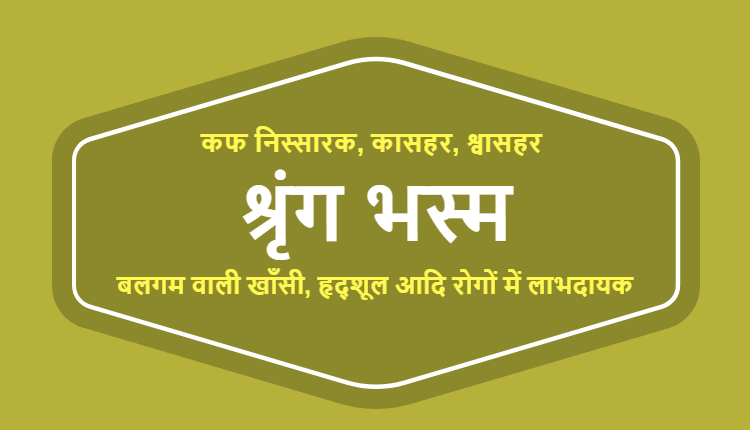 श्रृंग भस्म - Shring Bhasm in Hindi